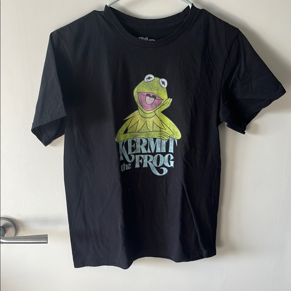 Black Kermit the Frog Kids T-Shirt